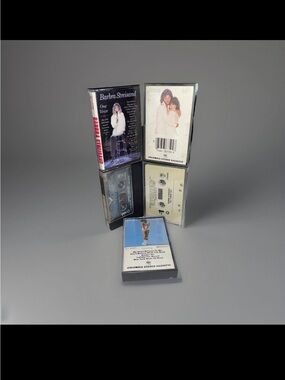 Barbara Streisand Cassette Tape Lot (See Photos 2 Without Original Cases)